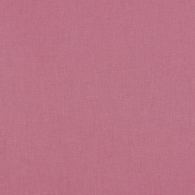 Tissu coton uni Rose - Domotex