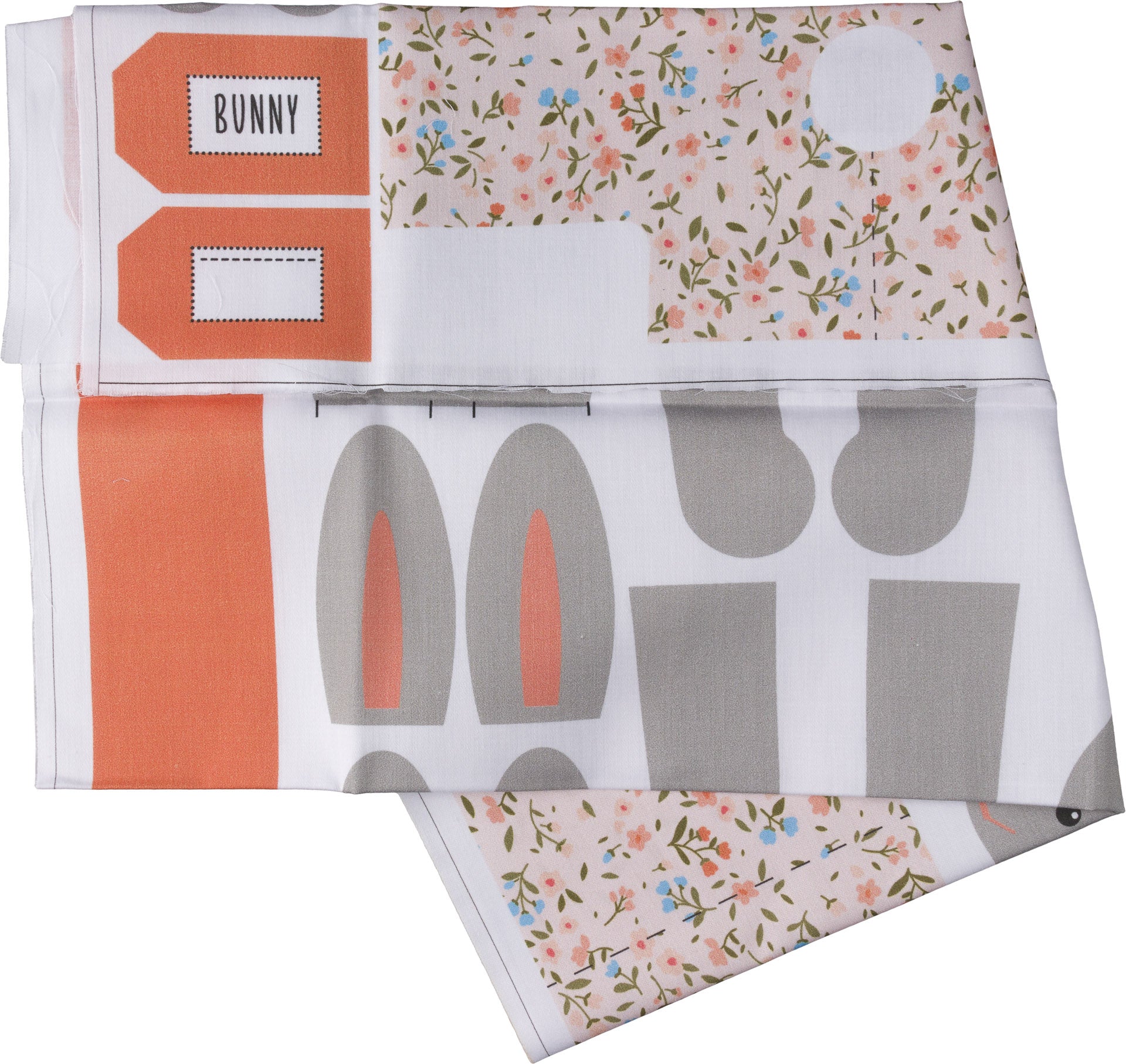 Kit couture doudou en tissu imprimé