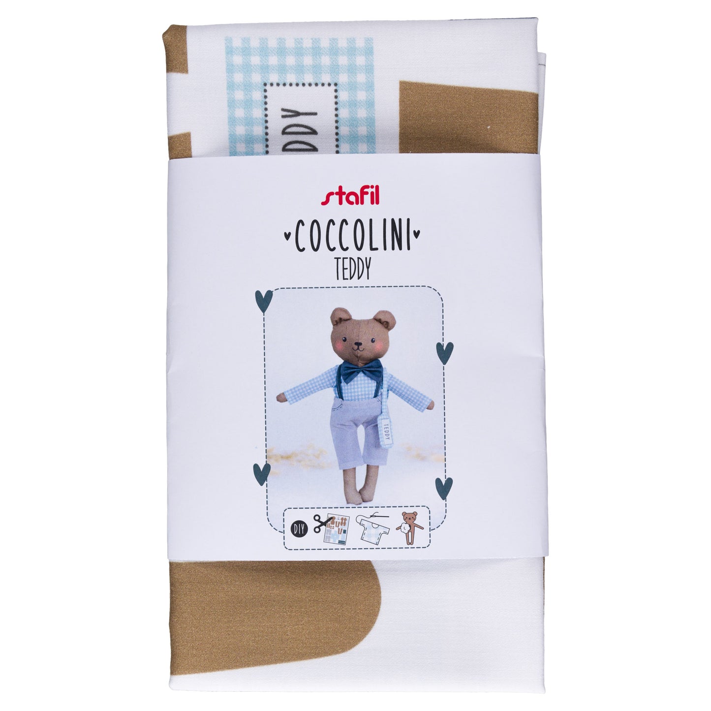 Kit couture doudou en tissu imprimé