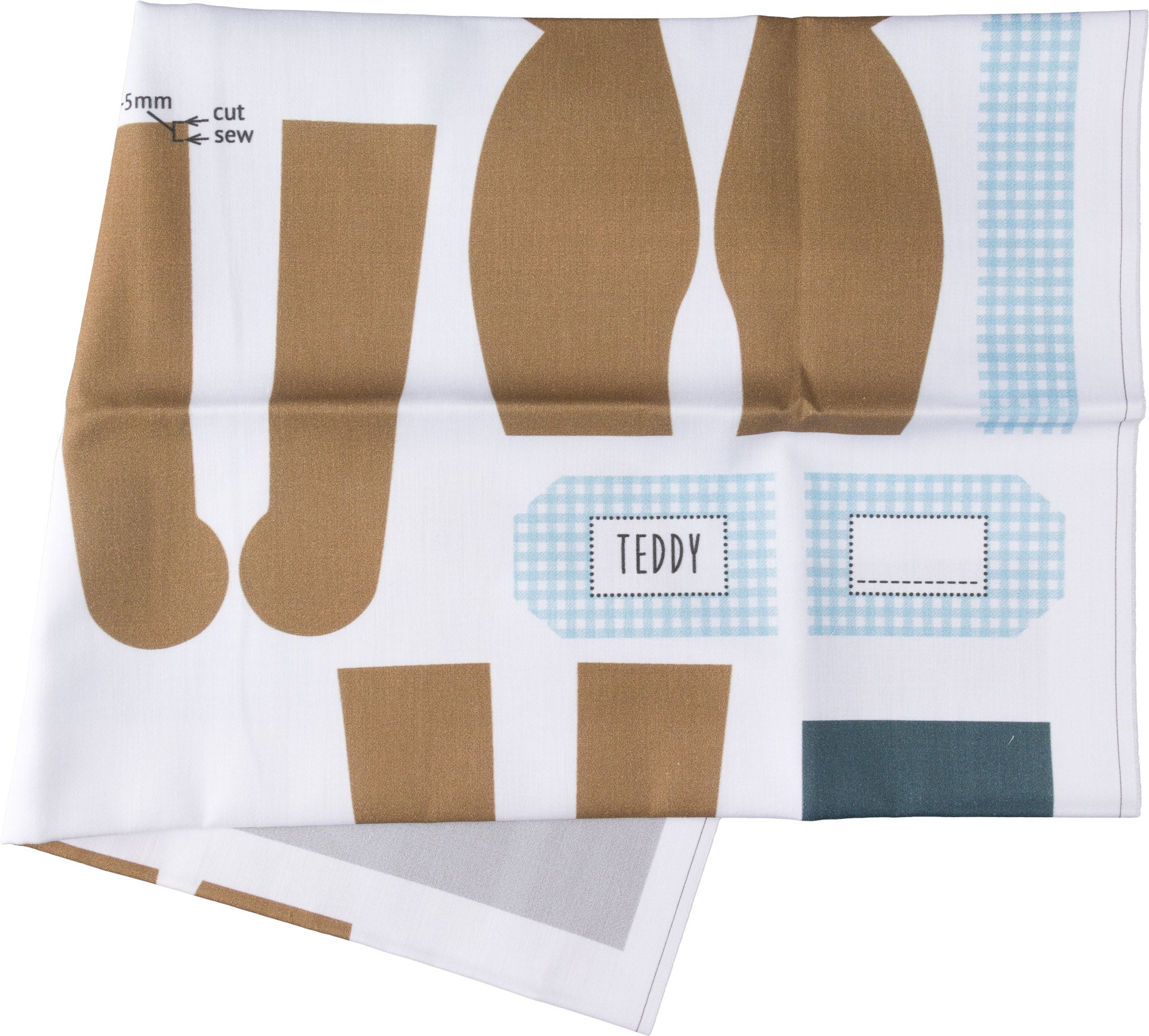 Kit couture doudou en tissu imprimé