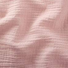 Charger l&#39;image dans la galerie, Tissu triple gaze de coton gaufrée Blush - Domotex
